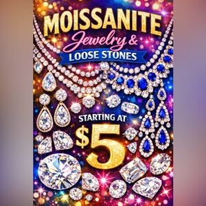 LIIVE SHOW! Moissanite Jewelry & Loose Stones